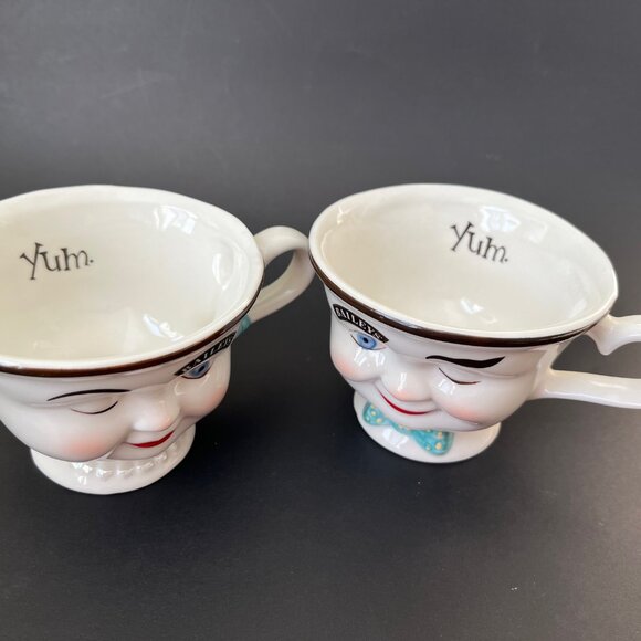 LOT OF 2 BAILEYS VINTAGE WINKING CUPS, MALE FEMALE LIMITED EDITION COLLECTIBLE - Picture 6 of 8